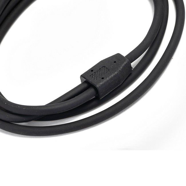 3.5mm macho para duplo RCA macho Y cabo de áudio preto vários comprimentos de cabo