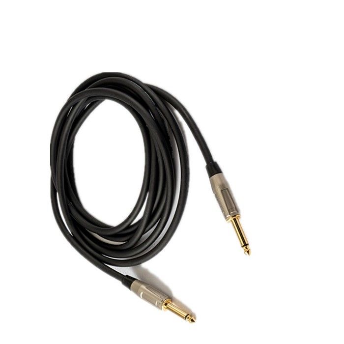 Amp Guitar Audio Cable Cord 10-30ft para baixo guitarra elétrica 1/4 polegada reta