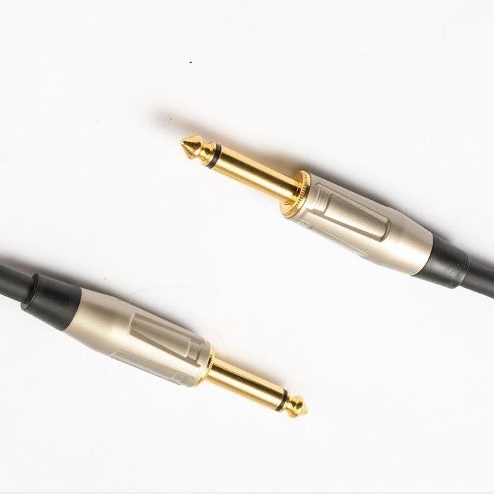 Amp Guitar Audio Cable Cord 10-30ft para baixo guitarra elétrica 1/4 polegada reta
