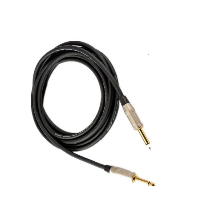 Amp Guitar Audio Cable Cord 10-30ft para baixo guitarra elétrica 1/4 polegada reta