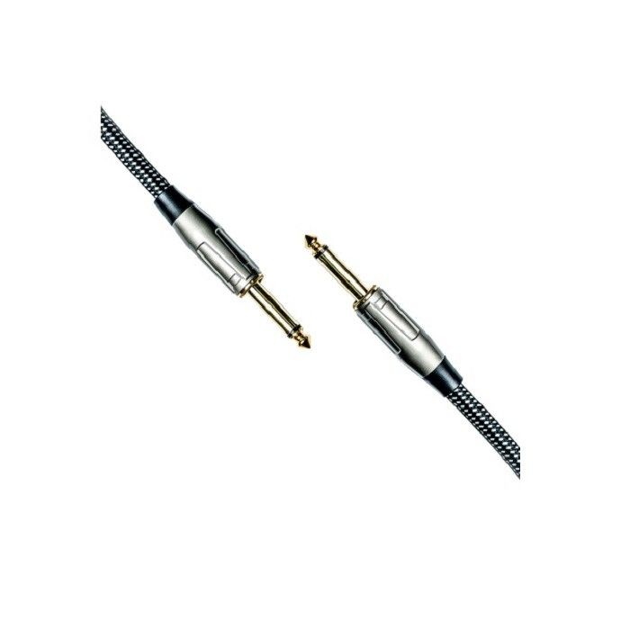 6.35mm Guitar Cable Instrument Patch Cable Nylon Trilhado Direito Para Direito Amp Cable