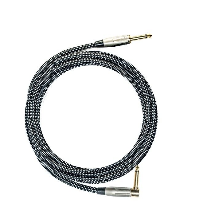 100% OEM Guitar Cable Instrument Patch Cable Tweed Cloth Directo Para Ângulo Amp Cable