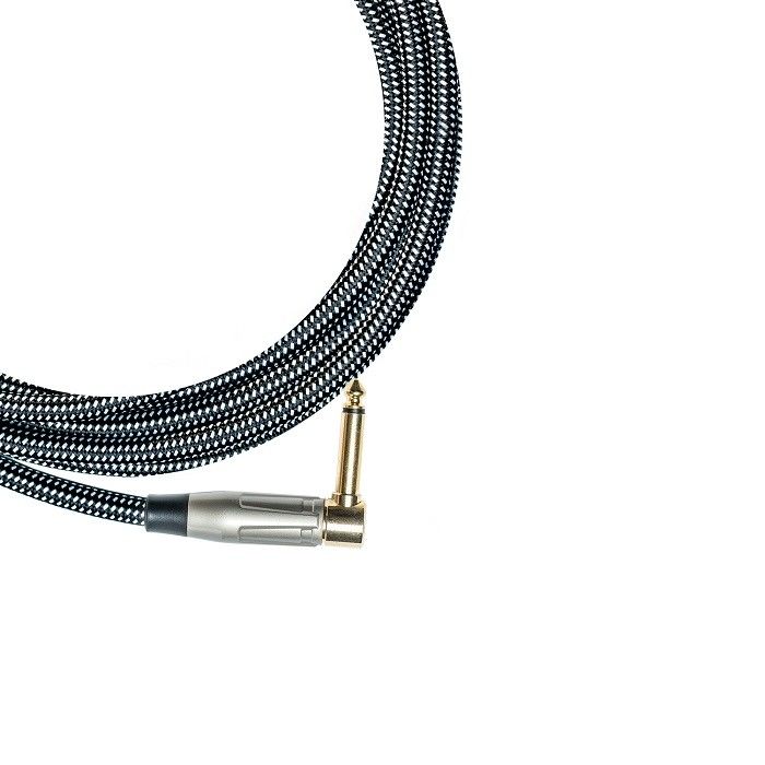 100% OEM Guitar Cable Instrument Patch Cable Tweed Cloth Directo Para Ângulo Amp Cable