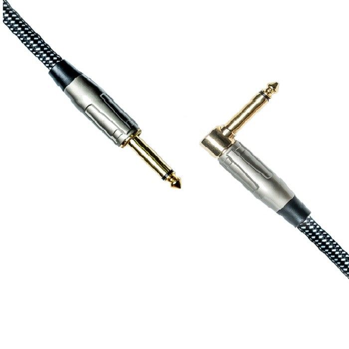 100% OEM Guitar Cable Instrument Patch Cable Tweed Cloth Directo Para Ângulo Amp Cable