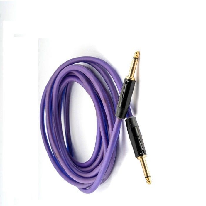 Bass Guitar Audio Cable Instrumento Cable Para Bass Elétrico 1/4 polegada Amplificador Direito Cord Cable Guitar