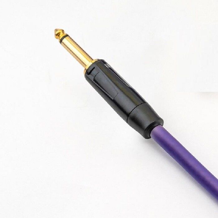 Bass Guitar Audio Cable Instrumento Cable Para Bass Elétrico 1/4 polegada Amplificador Direito Cord Cable Guitar