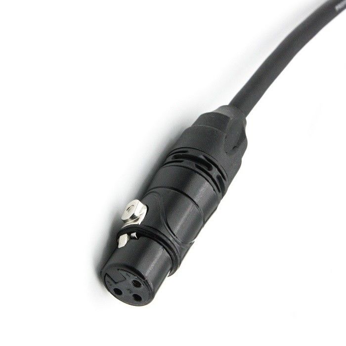AWG 24 XLR Cabos de microfone preto XLR macho para XLR cabo de microfone feminino para misturador