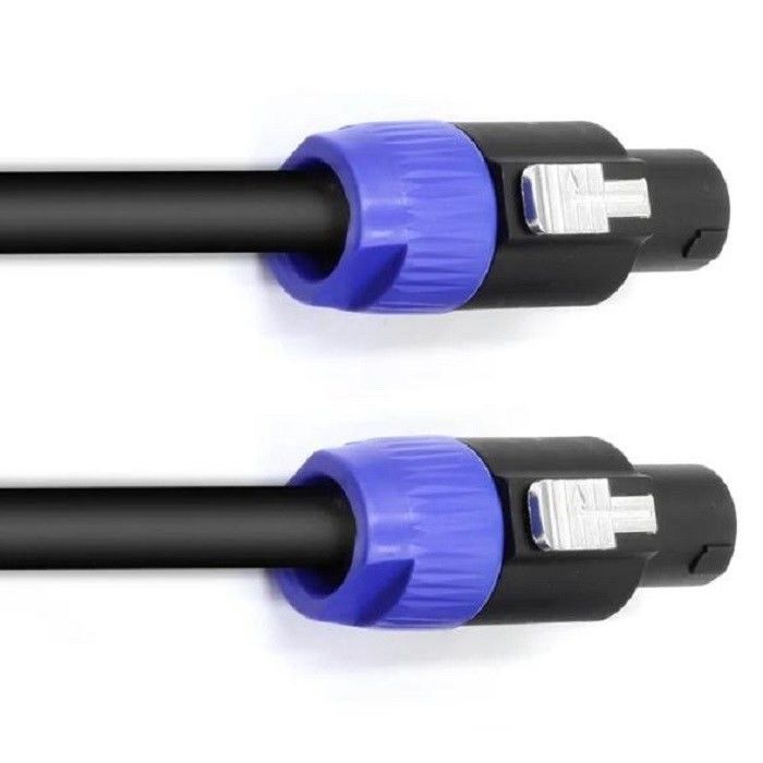 Speakon para Speakon cabo de alto-falante 4 núcleos cabo de alto-falante 12 AWG cordões de parche 12 Gauge DJ fios
