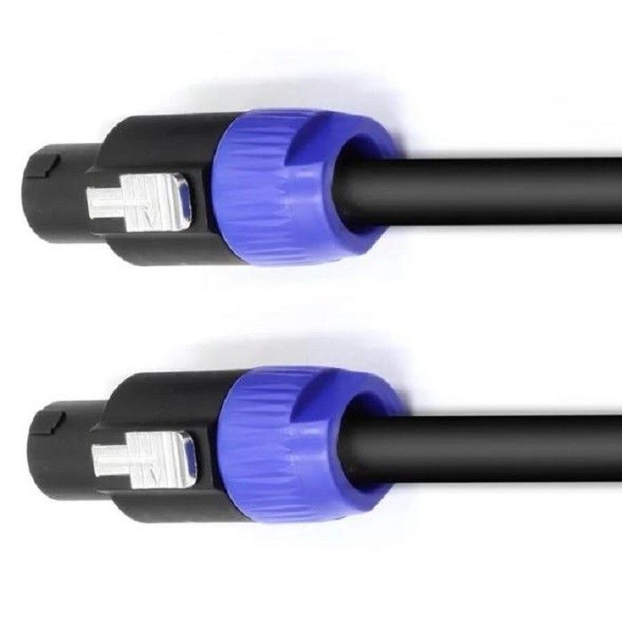 2.5mm Speaker Wire To Speakon 12 AWG Speaker Patch Cords 12 Gauge DJ Cabos