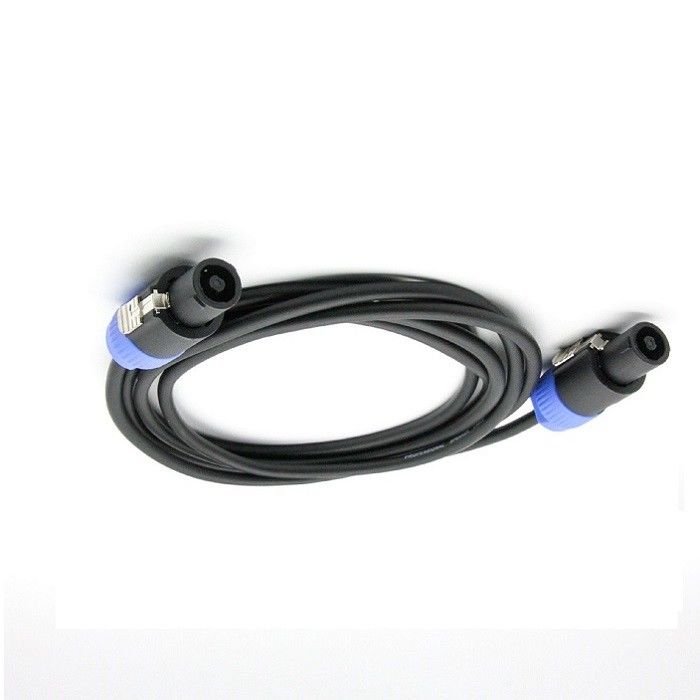 1.25 SQ cabo de alto-falante 16 Gauge Speakon cabo macho para macho fios de áudio para monitor de amplificador