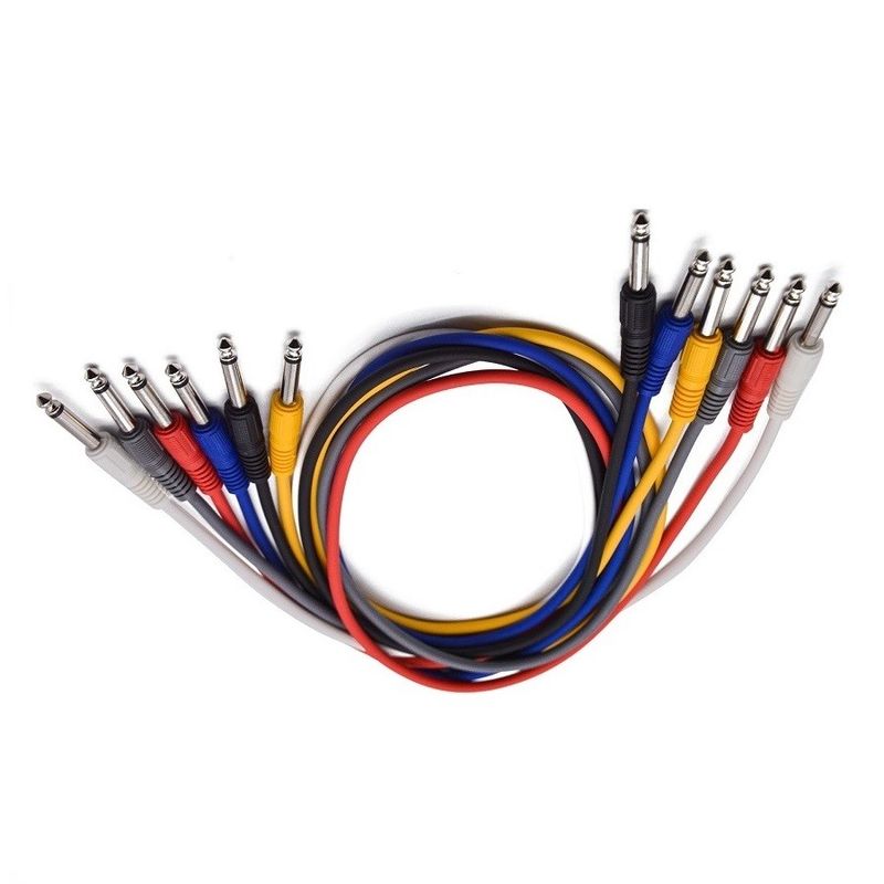 1 pé Guitar Patch Cables Leads For Effect Pedal 6 cores Guitar Pedal Instrument Cable