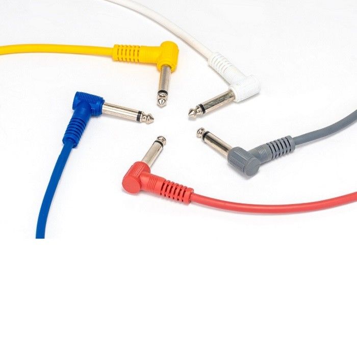 6 Pcs Pack Guitar Pedal Patch Cables 1/4