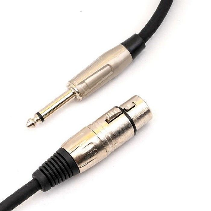 1/4 de polegada condensador mic Xlr cabo 10 Ft 3pin colorido Xlr cabos XLR para 6,35mm AWG22