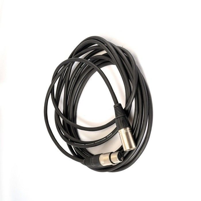 Cabos de microfone XLR pretos de macho para fêmea Cordões de microfone para misturador de microfone