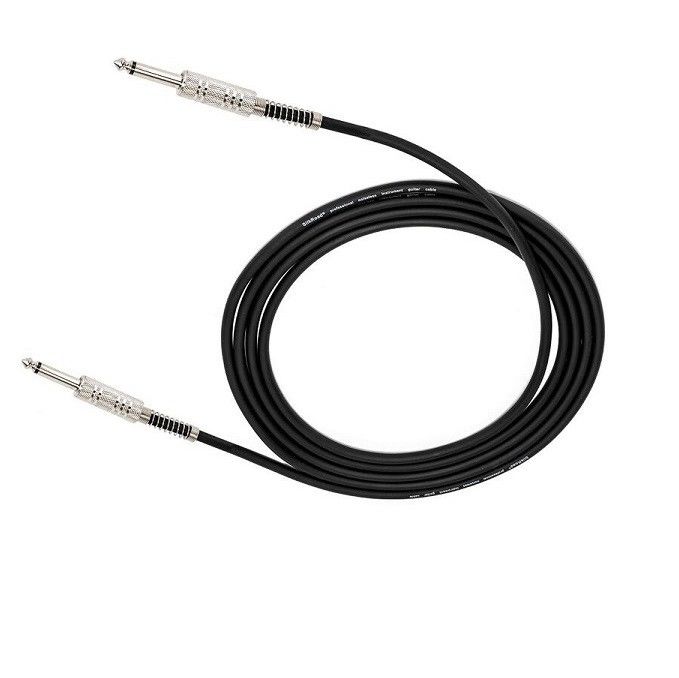5.5mm Guitarra Áudio Cable Instrumento de fio Cable Amp Cord Para Guitarra Bass 1/4 Inch Directo