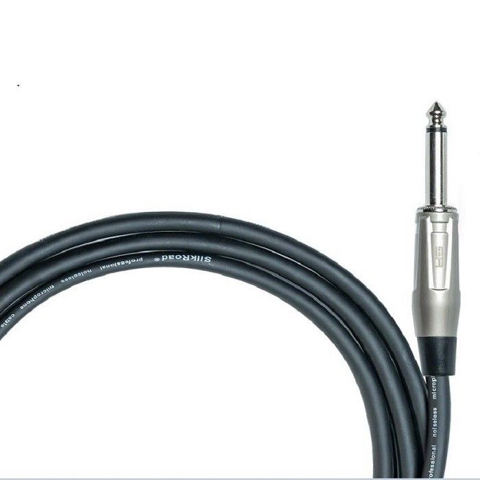 1/4 para XLR Cordão de microfone feminino Cable XLR preto Cable de microfone de 10 pés