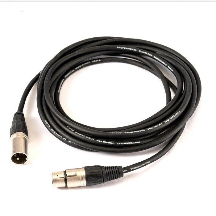 10ft XLR Homem para Mulher Microfone Cable Mic Cord para Mixer