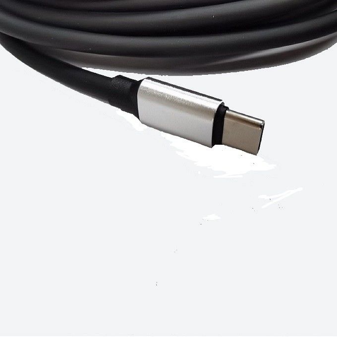 DAC tipo C para duplo 1/4 polegada instrumento Y splitter cabo construído em poderoso chip DAC
