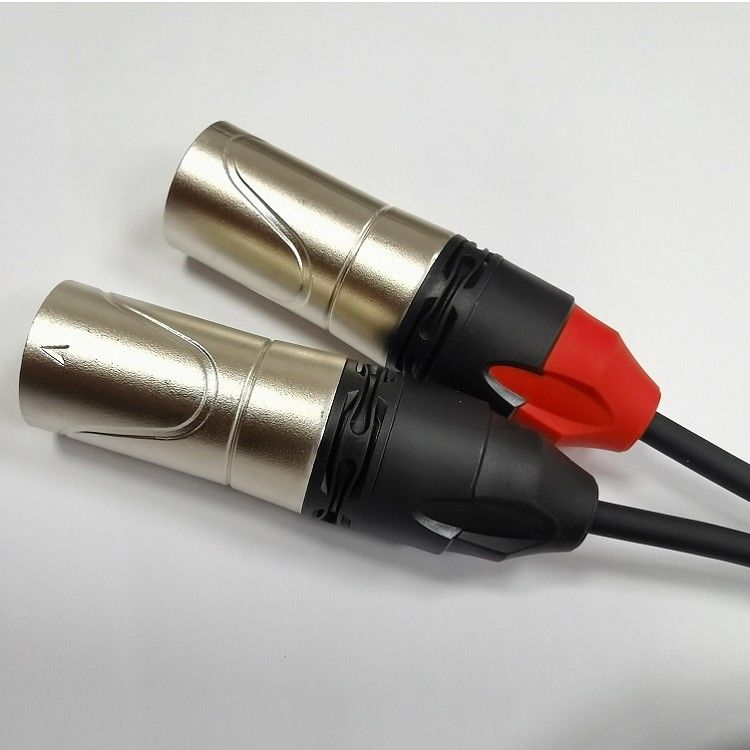 DAC C para Dual XLR Male Audio Cable Y Splitter Construído em poderoso chip DAC